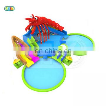 Lobster ocean china customized commercial inflatable water park for sale