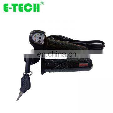 Twist Throttle 24V/36V/48V With Capacity Display With Lock Key for Electric Bicycle Scooter Accessories photo-2
