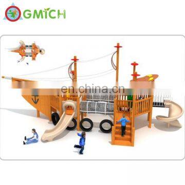 China Supplier Wooden Series Children Outdoor Playground Equipment Play Set photo-5