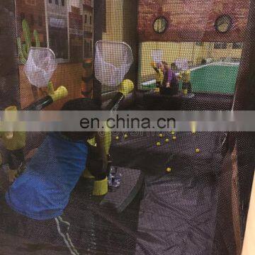 Large Yard Fun Games Inflatable Western Airblaster Shootout Wipe Out Game For Sale photo-4