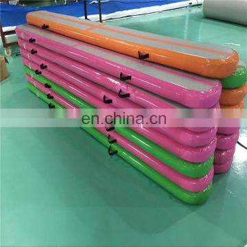 Hot Sale Factory Price PINK and MINT GREEN Inflatable Air Tumble Track / Air Track Mat Gymnastics photo-4