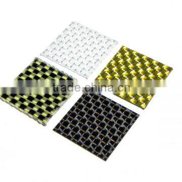 Custom Designed Carbon Fiber Veneers For Sleeve Button