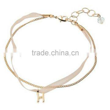 WL1114 Lastest style fashion fancy chain bracelets for girls Latest bracelet chain