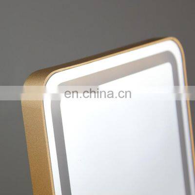 Battery Operated Home Decoration Table Mirror Desk Lamp With Mirror Led Lights Lamp photo-3