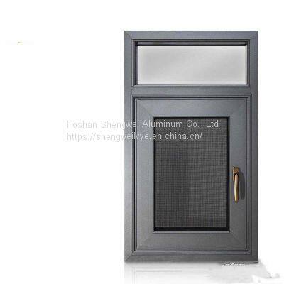 Foshan hot sale Price Commercial Aluminum double glass casement Window Manufacturer