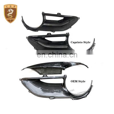 High Quality Carbon Fiber Exterior Kits Tail Light Lamp Cover For Ferra-ri 488