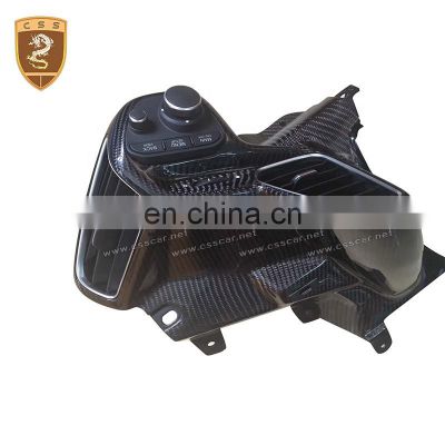 Dry Carbon Fiber Automotive Car Accessories Interior Trims Covers Decoration Part OEM Style For Ferra-ri 488 Car Parts