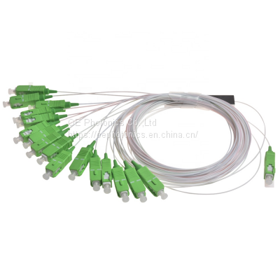 FTTH Box GPON Splitter sx Core SC/APC 900um With Pigtail Mini Steel Tube PLC Splitter 1x8 for Photon Olt photo-2