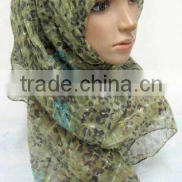 S893 Newest light square muslim scarf HIJAB