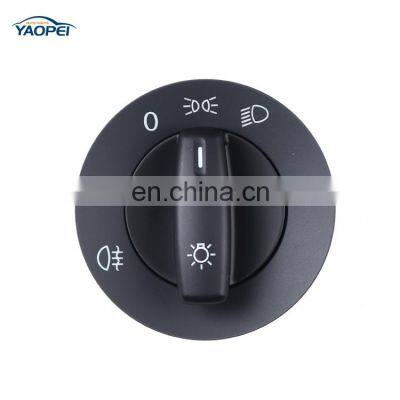 Chrome Headling Fog Lamp Control Switch For VW III Touran Jetta Golf V VI 5 6 Jetta Passat B6 CCOEM 3C8 941 431B