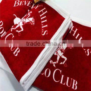 100% Cotton Custom Made Screen Printed Beach Promotion Towel