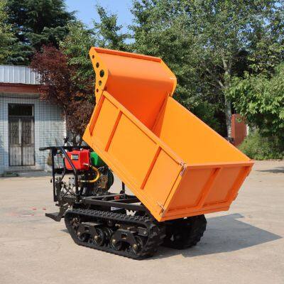 garden wheel barrow with crawler type