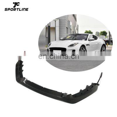 Carbon Fiber F-Type Front Lip for Jaguar Base Convertible 2-Door 2018-2019