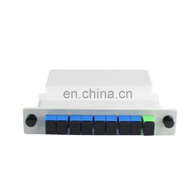 FTTH 1x8 LGX Box Type Splitter SC APC UPC Fiber Optic PLC Splitter ABS Cassette Plug in Type Splitter Single Mode photo-3