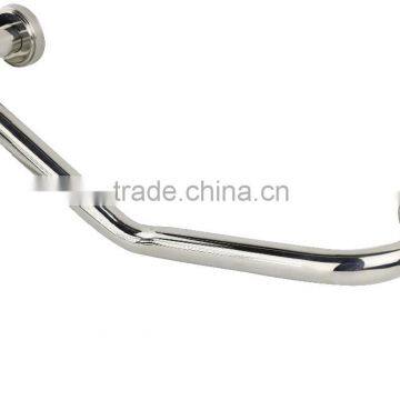 WESDA Ground and Wall Mounted Polished Stainless Steel Bathroom Handicap Grab Bars for Disabled Quality Choice photo-4