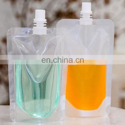 NEWEST Liquid Stand up spout pouch plastic bag beer packaging bag