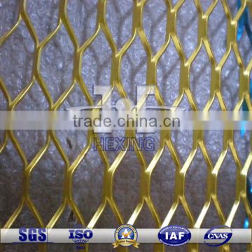 Copper Coated Hexagonal Decorative Aluminium Expanded Plate