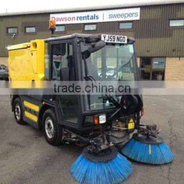 mini road sweeper with big disc brush