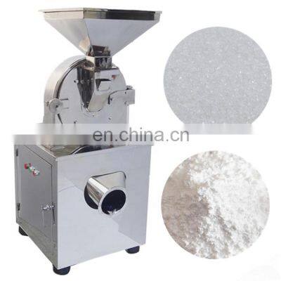 Automatic small sugar powder grinding machine stainless steel mini powdered suger crusher grinder mill pulverizer price for sale