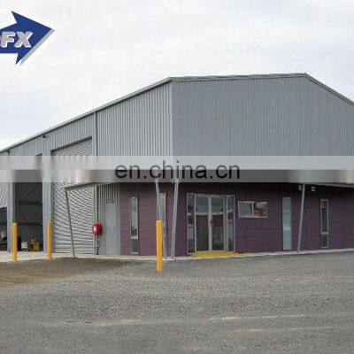 Shandong prefab light steel frame outdoor metal products storage shed