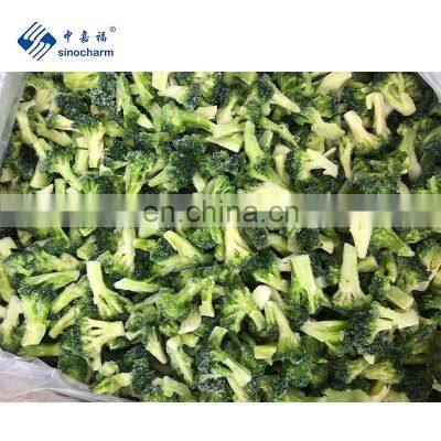 Sinocharm 20-40mm/30-50mm/40-60mm Fresh Frozen Broccoli with ISO Certificate