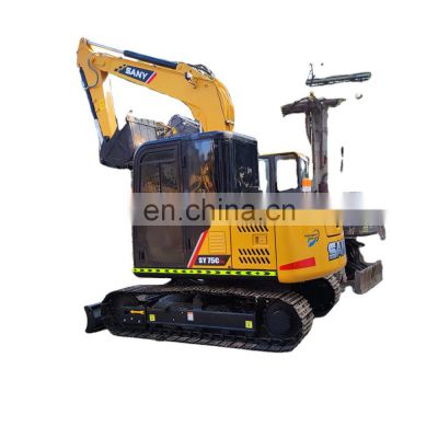 China Top brand sany SY75 7ton mini digger on sale in Shanghai