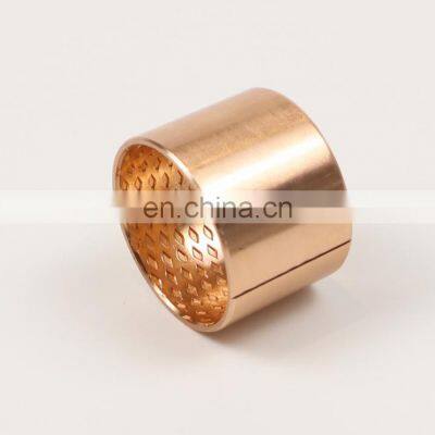 FB Wrapped Bronze Split Sleeve Bushing with Diamond Oil Sockets