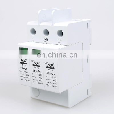 DC SPD 800v 1000v 1500v 20\\/4kA Lightning Protector Solar Surge Protection Device