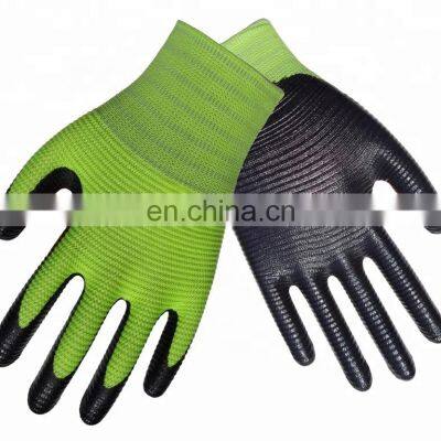 U3 Liner Nylon inner Nitrile Coated Work Gloves Made In China