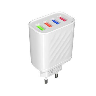 Fast Suitable for Various Models of Mobile Phones 4 Charging Hub Station Home Office Travel Port Charger Usb Charge Ports photo-5