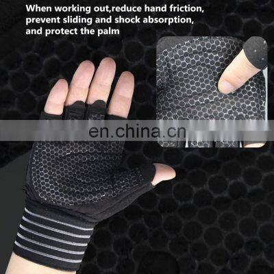 Gym Gloves New Fashion Design Outdoor Wrist Cloth Gym Sports Gloves photo-4