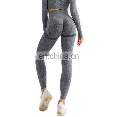 Womens High Waist Butt Lift Yoga Fitness Leggings-sports Pants Seamless Fitness Leggings