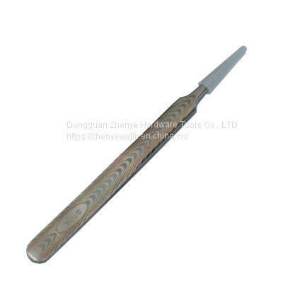 High elastic fine high-precision stainless steel pointed tweezers ST-14 hardbound with texture