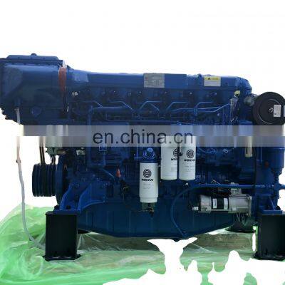 Brand new 6 cylinder water cooled Weichai common rail marine engine WP12C500-21