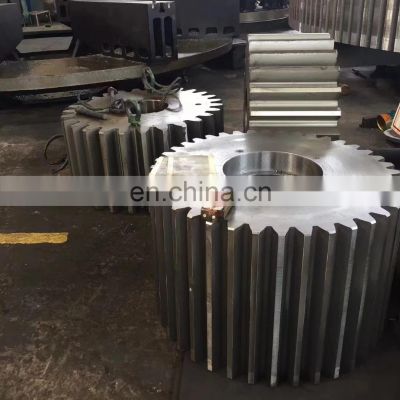 Factory customization high quality and precision gears forged steel gear large spur gear