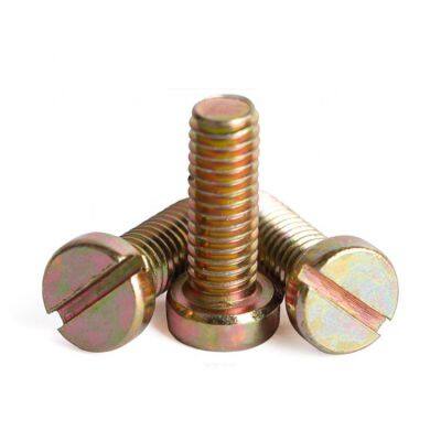 Carbon Steel/ Stainless Steel Slotted Round Head Screw/Pan Head Machine Screw