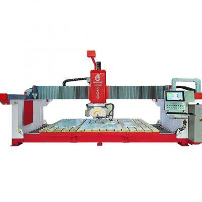 HKNC-400 Multifunctional CNC Stone Cutting Machine, 4 Axis CNC Bridge Saw Machine for Marble photo-2