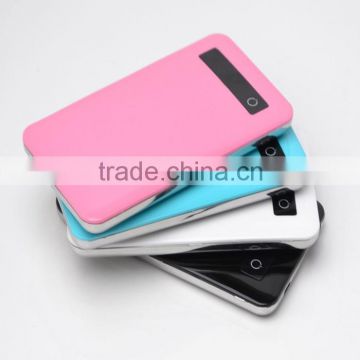 High capacity Super slim 4000mah portable ultra slim power bank cheap price