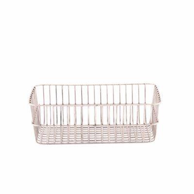 Customized Metal 304 Stainless Steel Wire Mesh Storage Basket For Food photo-2