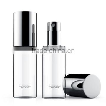 15ml perfume glass bottle with metal pump sprayer,metal collar and metal cap