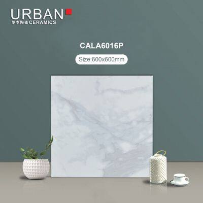 Foshan Good Quality 600X600mm Vitrified Full Glazed Polished Porcelain Marble Floor Wall Tile