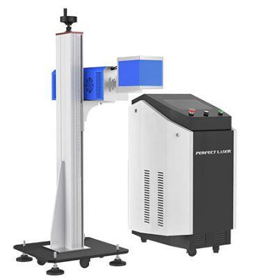 Wood Leather Nonmetallic Material Online CO2 Laser Marking Printing Machine