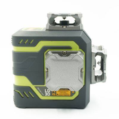 12 Green Line Laser Leve 360° Self Leveling Outdoor 3D Cross Rotary Measure Tool