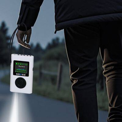 NIORFNIO Portable Multimedia FM Transmitter Held in Hand With the Function of Monitoring a Bluetooth Microphone photo-4