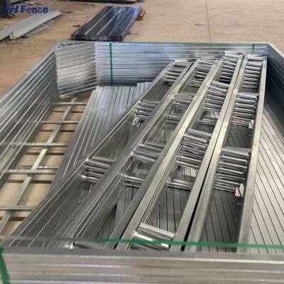 Cheaper Price Easy to Disassemble Portable Horse Stables Horse Boxes With Roof Customized 6ft 7ft 8ft Horse Yard photo-3