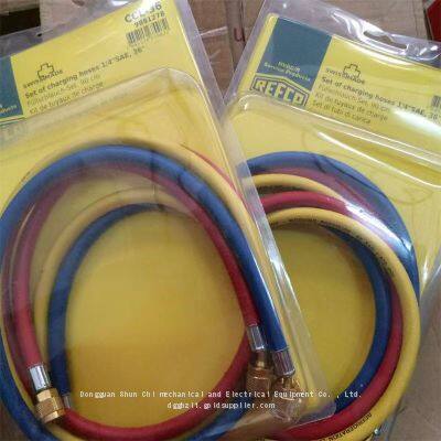 Tuyau de ravitaillement de réfrigérant de climatisation Swiss REFCO, tuyau de ravitaillement tricolore CCL - 36/CCL - 60 CCL - 72