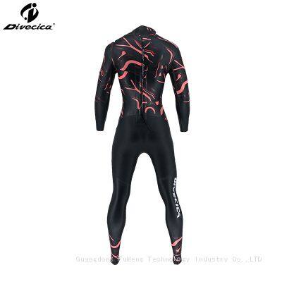 5MM Neoprene Mens Wetsuits Smoothskin Neoprene for Open Water Swimming Diving Scuba photo-3