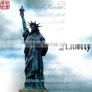 The City Woman Monument Of The Liberty Copper Statue Bronze Sculpture