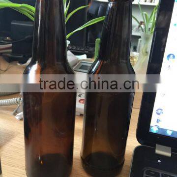 330ml amber beer glass bottle