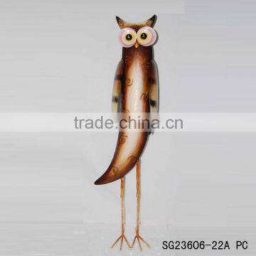 lovely animal metal garden decorative owl statue